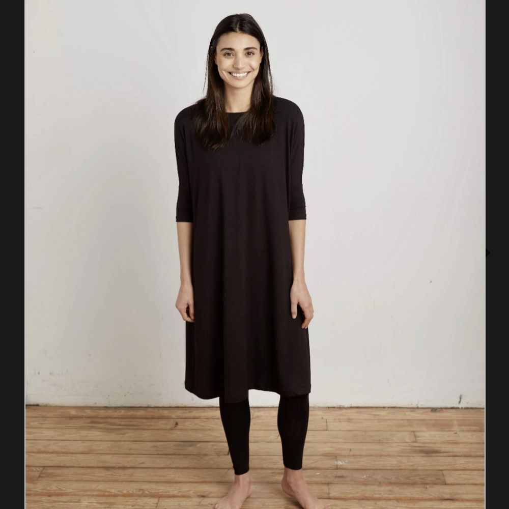 MIMU MAXI Frock in Black